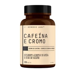 Cafeína + Cromo Generic Labs - 120 Tabletes - Foto 1