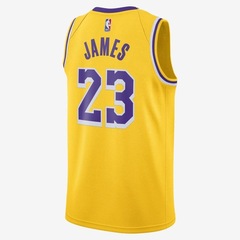 Camiseta Regata Los Angeles Lakers Nike LeBron James Lakers Icon Edition 2020 - Masculina - Foto 2