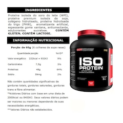 Kit Whey Protein Isolado Bodybuilders - Chocolate - 2kg - 3 potes - Foto 2
