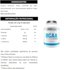Kit 2x Whey Protein BRN Foods - Chocolate - 2kg - 2 Unidades + BCAA + Creatina + Chromo + ZMA + Coqueteleira - Foto 3
