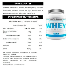 Kit Whey Protein BRN Foods - Baunilha - 900g - 2 Unidades - Foto 2