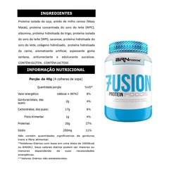 Kit BRN Foods 2x Whey Protein Fusion 900g Morango + BCAA 100g + Creatina 100g + Coqueteleira - Foto 2
