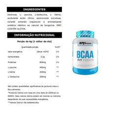 Kit BRN Foods 2x Whey Protein Fusion 900g Morango + BCAA 100g + Creatina 100g + Coqueteleira - Foto 3