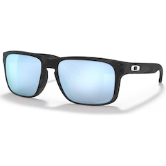 Óculos de Sol Oakley Holbrook Matte Black Camo W Prizm Deep Water Polarized - Adulto - Foto 1