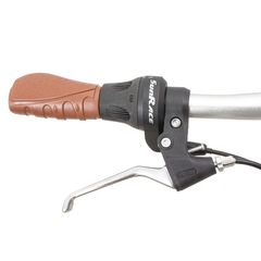 Bicicleta Dobrável Durban Eco+ com Bagageiro - Aro 20'' - Freios: Liga de Aço - Carbono - 6 Marchas - Foto 4