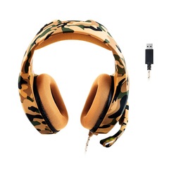 Fone Headset Gamer Warrior Straton USB 2.0 Stereo Army LED PH305 - Foto 3