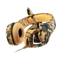 Fone Headset Gamer Warrior Straton USB 2.0 Stereo Army LED PH305 - Foto 4