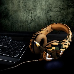 Fone Headset Gamer Warrior Straton USB 2.0 Stereo Army LED PH305 - Foto 6