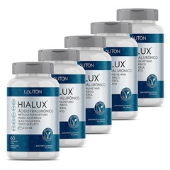 Hialux Ácido Hialurônico Lauton Nutrution - 60 Cápsulas - 5 unidades - Foto 1
