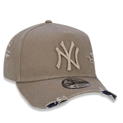Boné Aba Curva New Era New York Yankees 940 Damage Destroyed - Strapback - Adulto - Foto 4