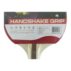 Raquete de Tênis de Mesa Ping Pong Liveup com Cabo Côncavo - 25,5x15cm - Foto 5