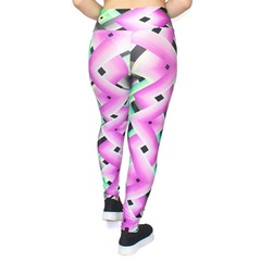 Calça Legging Luasal Estampada Casual Conforto - Feminina - Foto 2