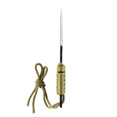 Faca Tática BR Force Full Tang Jibóia Cabo em Paracord e Pederneira Bainha em Nylon - Foto 5