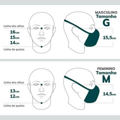 Kit Máscara Proteção Fiber Knit Sport Z754K-8192 - Adulto - Foto 4