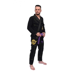 Kimono Jiu Jitsu In The Guard Revolução Trançado - Adulto - Foto 3