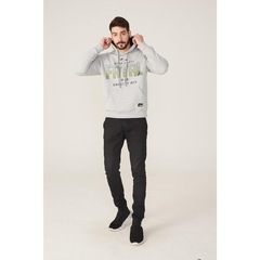 Blusão de Moletom com Capuz Fatal Fechado - Masculino - Foto 4