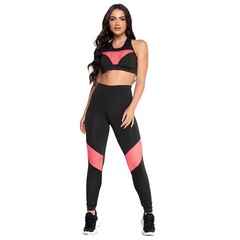 Conjunto Fitness Fristyle Calça Legging + Top Academia - Feminino - Foto 3