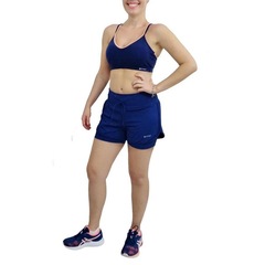 Short Trinys Flat 2 Em 1 Poliamida - Feminino - Foto 1
