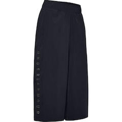 Calça Legging Under Armour Woven Wide Crops - Feminina - Foto 2