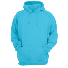 Blusão de Moletom com Capuz Ragor Liso com Bolso Canguru - Masculino - Foto 1