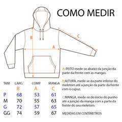 Blusão de Moletom com Capuz Ragor Liso com Bolso Canguru - Masculino - Foto 3