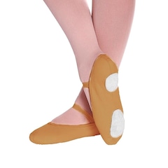 Sapatilha Só Dança Meia Ponta F-23 Lona para Ballet - Adulto - Foto 1