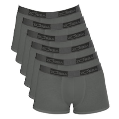 Kit de Cuecas Boxer Zorba Plus 717 - Masculino - 6 Unds - Foto 1