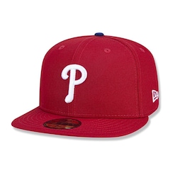 Boné Aba Curva New Era Philadelphia Phillies 5950 Game Cap - Fechado - Adulto - Foto 1