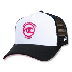 Boné Aba Curva New Era 9Forty A-Frame Trucker WSL Oficial Surfe - Snapback - Adulto - Foto 1