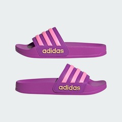Chinelo adidas Adilette Shower Slide - Infantil - Foto 8