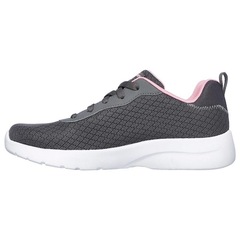 Tênis Skechers Dynamight 2.0 Eye To Eye - Feminino Cinza e Rosa - Foto 3