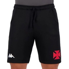 Bermuda de Moletom do Vasco Supporter Kappa - Masculina - Foto 1