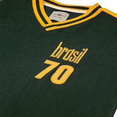 Camisa Brasil Retrô Treino 1970 Retrôgol - Masculina - Foto 3