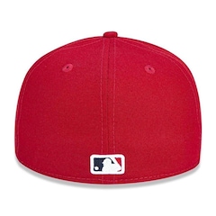 Boné Aba Reta New Era Los Angeles Angels 5950 Game Cap MLB - Fechado - Adulto - Foto 2