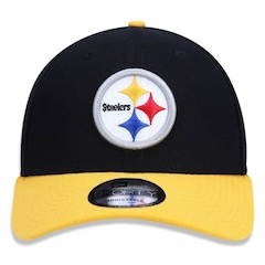 Boné Aba Curva New Era Pittsburgh Steelers 940 Snapback HC Basic - Snapback - Adulto - Foto 3