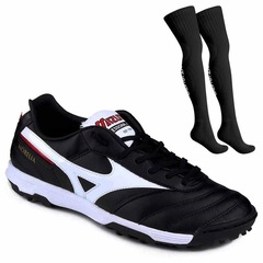 Chuteira Society Mizuno Morelia Elite Ii + Par de Meião Penalty - Adulto - Foto 1