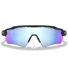 Óculos de Sol Unissex Oakley Radar EV Path Blk Camo W Prizm Deep Water Pol - Foto 4