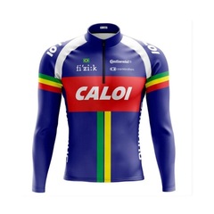 Camisa de Ciclismo Manga Longa Pro Tour Caloi - Masculino - Foto 1