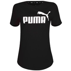 Camiseta Puma Manga Curta Essentials Logo - Feminina - Foto 1