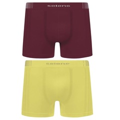 Cueca Boxer Selene sem Costura - Adulto - 10 Unidades - Foto 2
