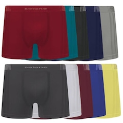 Cueca Boxer Selene sem Costura - Adulto - 10 Unidades - Foto 1