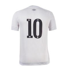 Camisa Umbro Santos I 2021 Classic Nº 10 - Masculina - Foto 3