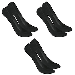 Kit Meias Sapatilha Selene Super Invisível com 3 Pares - 34 a 38 - Feminina - Foto 1