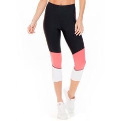 Calça Corsário Rola Moça Compression - Feminina - Foto 1