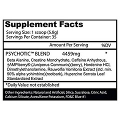 Pré Treino Psychotic Red Insane Labz - Gummy Candy - 217g - Foto 2