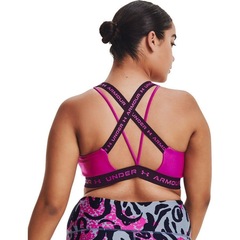 Top Fitness Under Armour Crossback Low - Feminino - Foto 4