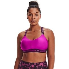 Top Fitness Under Armour Crossback Low - Feminino - Foto 1