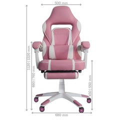 Conjunto Pelegrin Mesa Gamer Pelegrin PEL-008P + Cadeira Gamer Pelegrin PEL-3020 - Foto 4