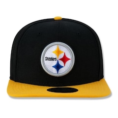 Boné Aba Reta New Era Pittsburgh Steelers 950 Classic Team - Snapback - Adulto - Foto 3