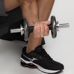 Pares de Halteres Dumbbell Ajustável Iron Cast até 15kg - Foto 4